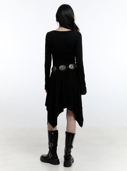 flared-asymmetric-long-sleeve-midi-dress-cj522