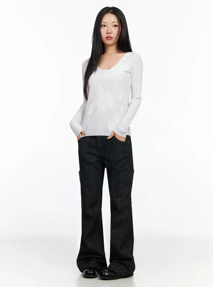 floral-pleated-u-neck-long-sleeve-ca513