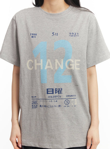 Change Casual Graphic Top CA504