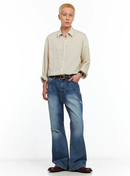 Men's Square Buckle Belt IL511