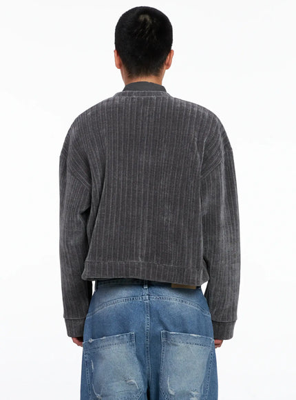 Men's Velvet Crop Jacket IS510