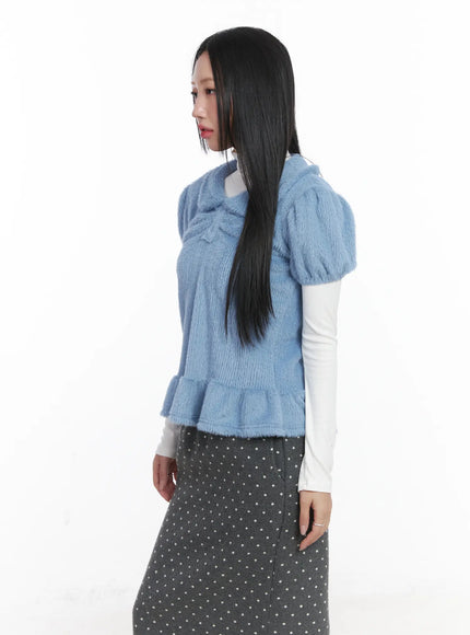 soft-puff-sleeve-collar-top-cd529