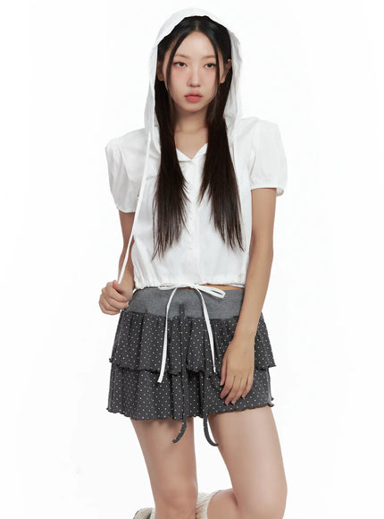 casual-shirred-puff-sleeve-jacket-cl509