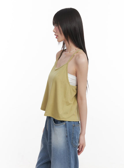 Draped Loose-Fit Cami Top CM519