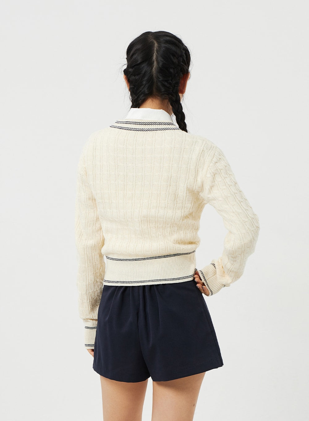 Cable Knit Sweater CM302