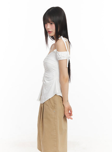 shirred-off-shoulder-puff-sleeve-top-ca523