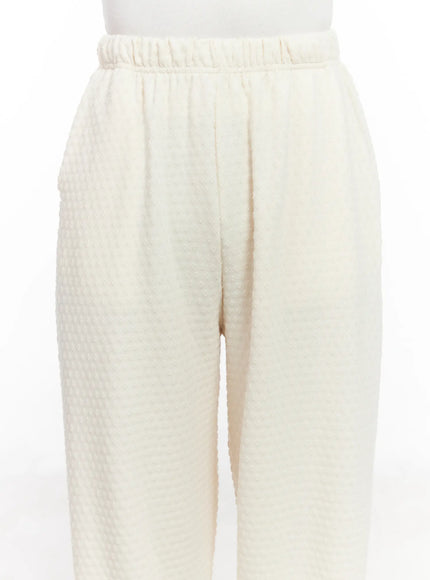 Textured Relaxed Sweatpants CM527