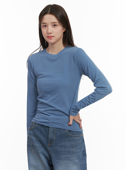 Essential Slim-Fit Round-Neck Tee IJ510