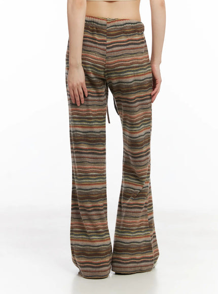 Striped Flare Lounge Pants CD531