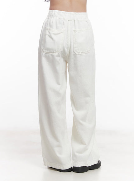 Essential Cotton Wide-Fit Pants CY523