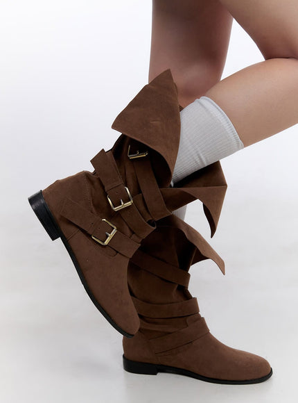 triple-buckle-suede-mid-calf-boots-cj511