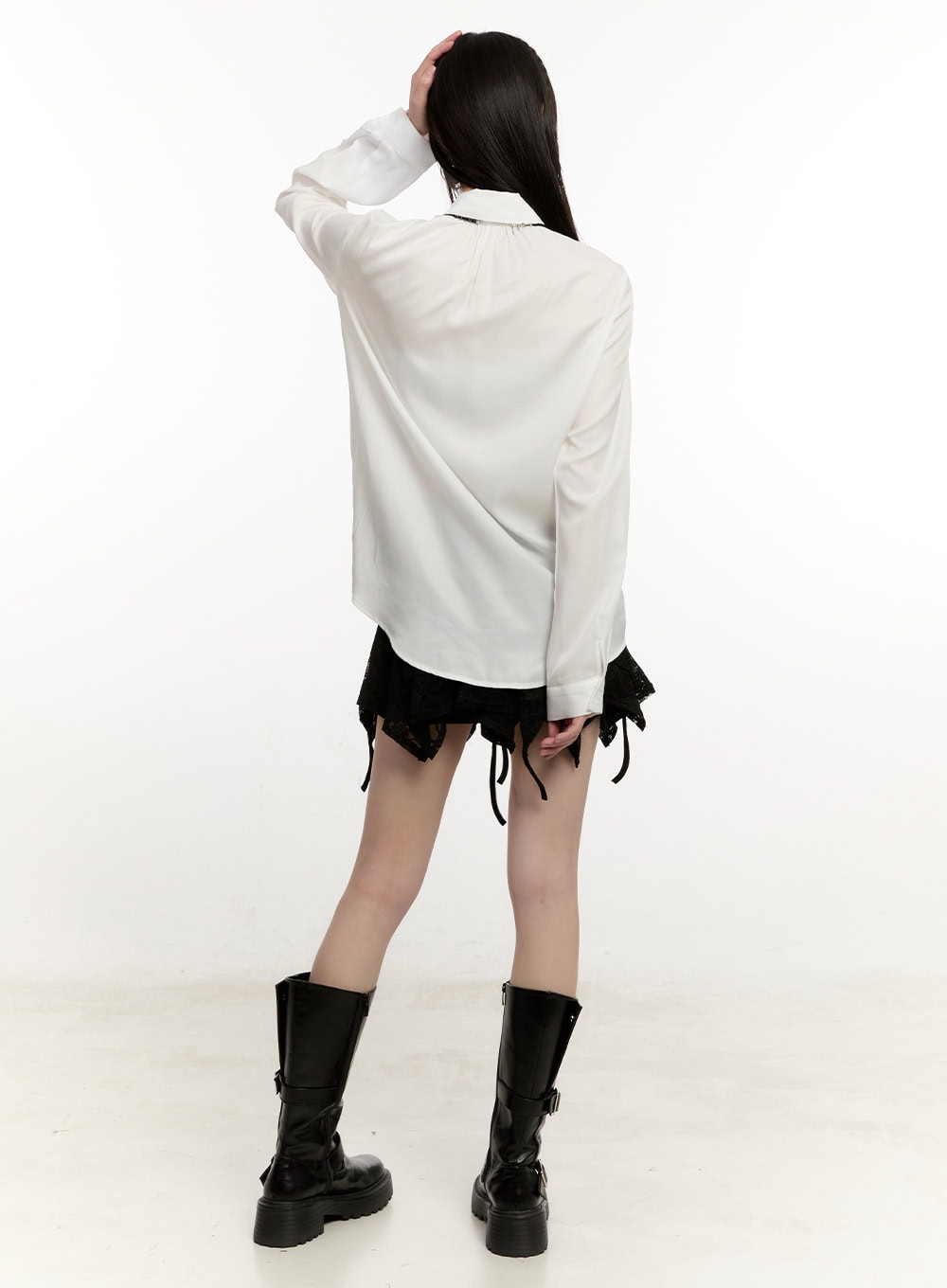 Wrap Collared Blouse Shirt CM513