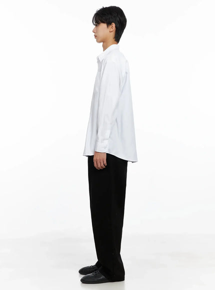 Men's Essential Button-Up Shirt IO517