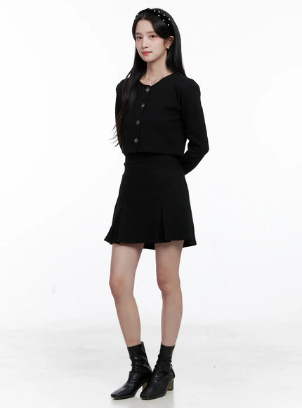 elegant-buttoned-jacket-and-skirt-set-cs519