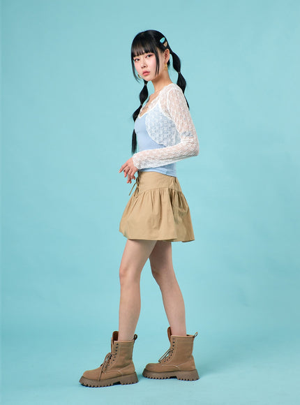 lace-up-mini-skirt-ij430