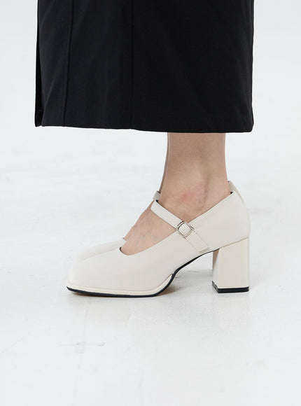 Mary Jane Square Toe Shoes OS22