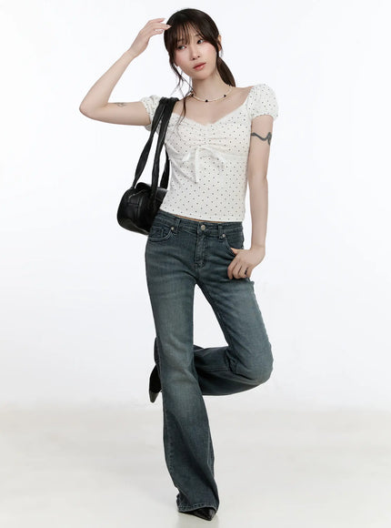 sweetheart-polka-dot-puff-sleeve-top-ca501