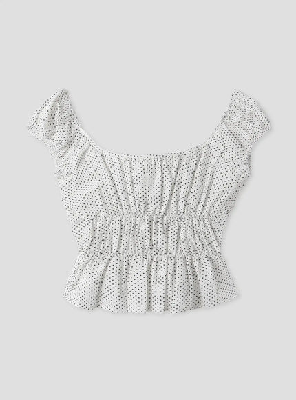 polka-dot-sleeveless-blouse-iu526