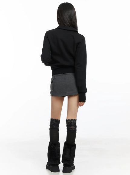 Low-Rise Fleece Skort CJ501