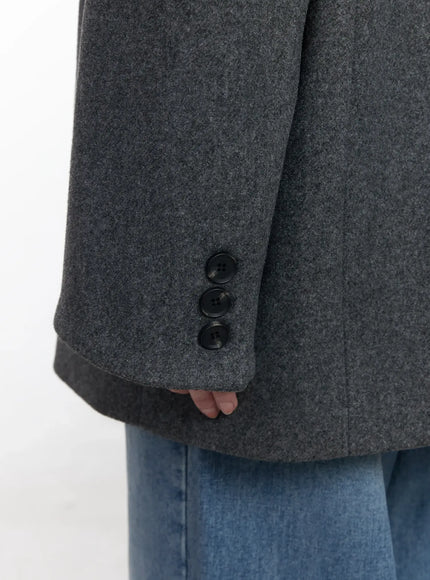 Oversized Wool Blazer IJ529
