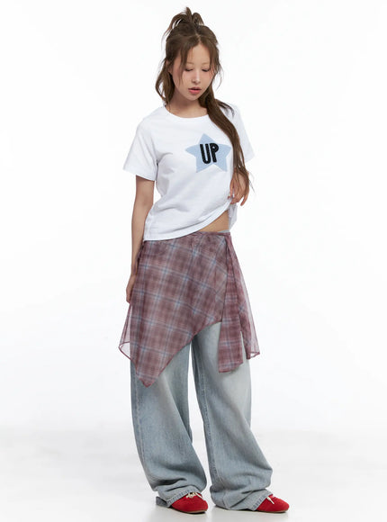 Hwasa Wash Wide-Leg Jeans CL511