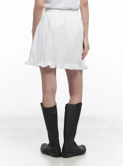 frill-trim-mini-skirt-cu523