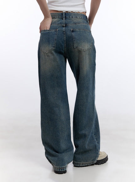 Juliana Washed Wide-Leg Jeans CJ509