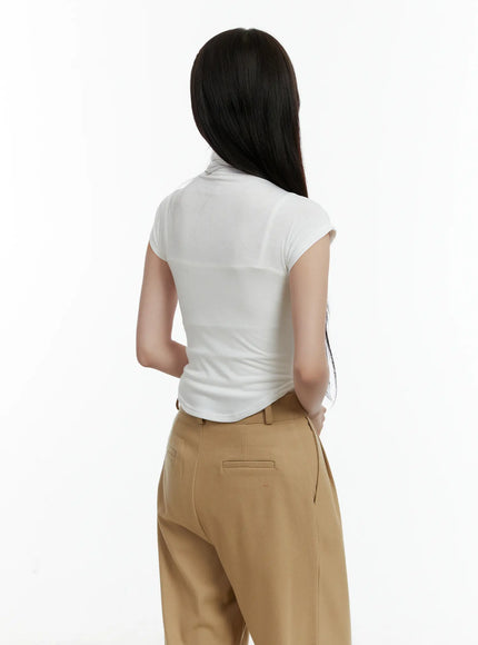 turtleneck-cap-sleeve-top-cd514