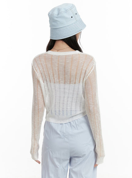 lace-mesh-cardigan-ol416