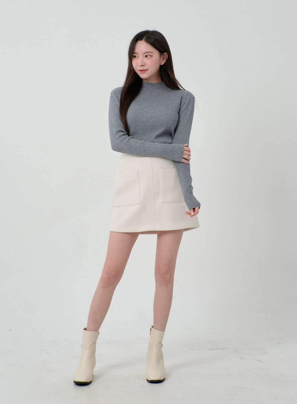 Basic Knit Turtleneck BD07