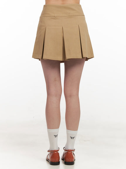 Classic Pleated Mini Skirt IF505