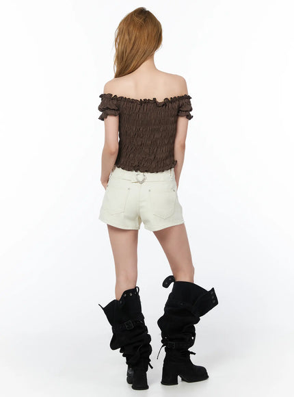 heart-accent-cotton-shorts-cy506