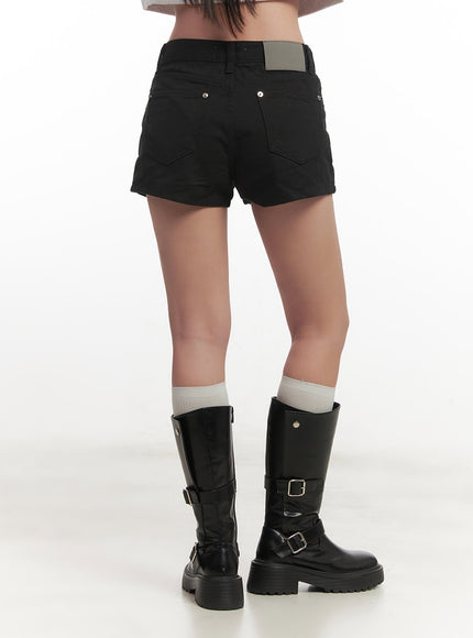 Urban Studded Cotton Shorts CF526