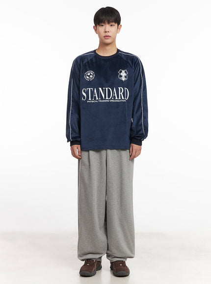 Men's Velvet Graphic Sweatshirt IM528