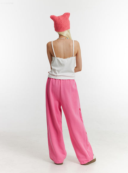 mid-waist-side-heart-parachute-jogger-lounge-pants-id313