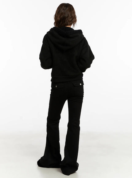 jieu-bootcut-flared-fleece-lined-jeans-cd512