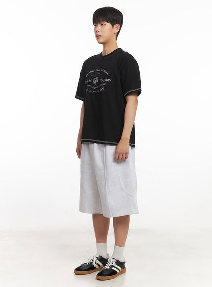Men's Graphic Stitched T-Shirt IM528