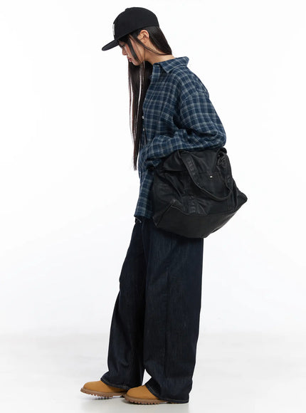 oversized-plaid-flannel-button-up-shirt-cf504