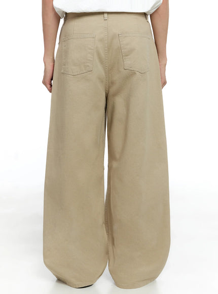 Men's Wide-Leg Cotton Pants IG520