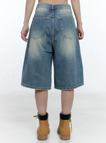Washed Distressed Jorts CG501