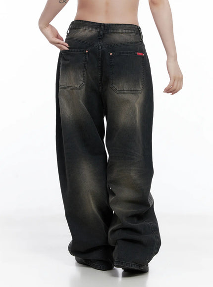 Bobo Relaxed Fit Vintage Washed Jeans CG529