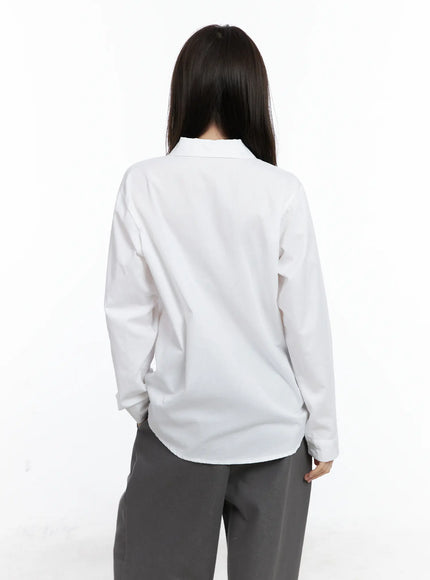 Classic Long Sleeve Button-Up Shirt CN519