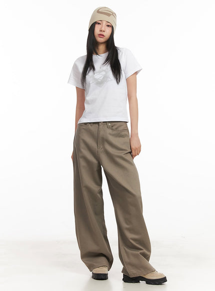 Cotton Wide-Leg Pants CM504