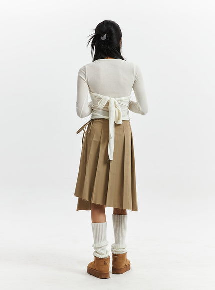 knotted-wrap-mid-pleated-skirt-cd319