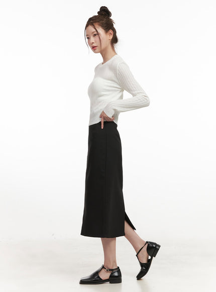 Straight Midi Skirt IF505