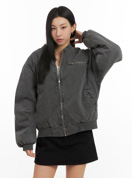 Urban Oversized Bomber Jacket ID431