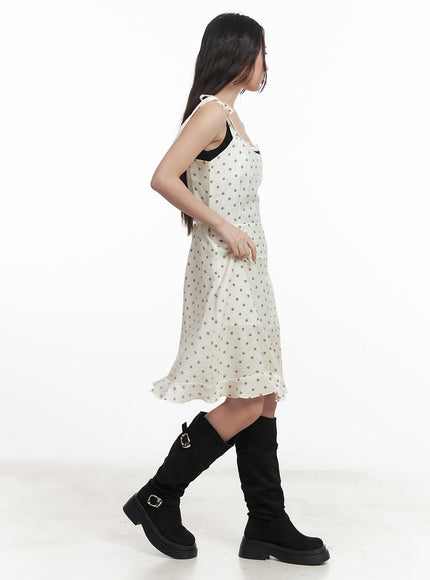 Floral Flare Cami Midi Dress IM528