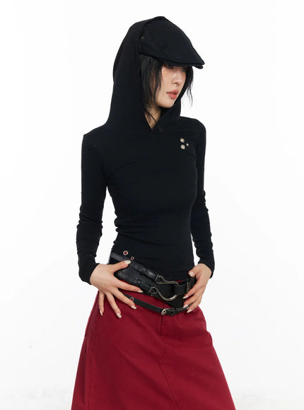 slim-fit-gromment-detail-hoodie-cj523