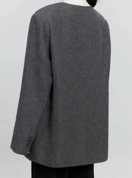 oversized-collarless-blazer-is516