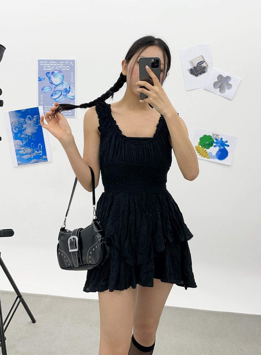 Frill Layered Mini Dress CY308